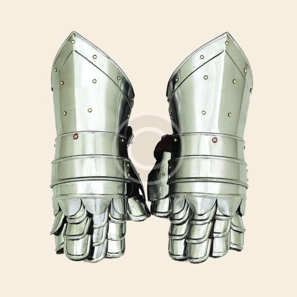 Medieval Knight Gauntlets Functional Steel Armor Gloves